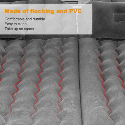 Car Air Mattress Vehicle Inflatable Thickened Travel Bed Comfortable and Sturdy Sleeping Pad Camping Accessory Car Supplies