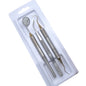 Dental Instruments Set Stainless Steel Teeth Care Tools for Dentist with Mirror Probe Tweezers Spoon Excavator