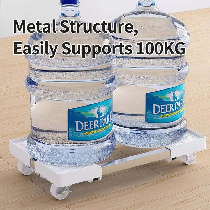 Mobile Extendable Computer Cart Adjustable Stand With Universal Wheels For Office CPU Tower Anti Slip Breathable Design