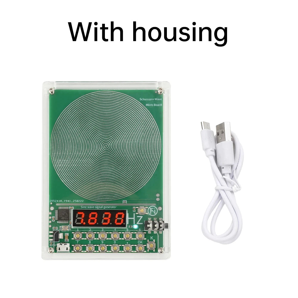 Adjustable 0.1Hz-100000Hz 7.83HZ Schumann Resonance Ultra-low Frequency Pulse Wave Generator Audio Resonator DC 5V