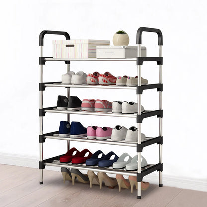 5/6 layer simple shoe rack entrance door storage rack household shoe rack stackable space saving shoe rack