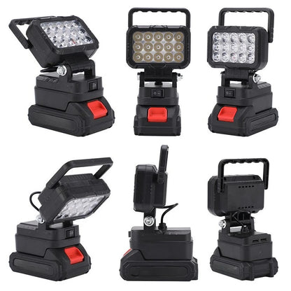 For Makita 18V Li-ion Battery Accessory BL1830 LED Work Lamp Light Torch Flashlight Lantern Camping Emergency Lighting BL1430