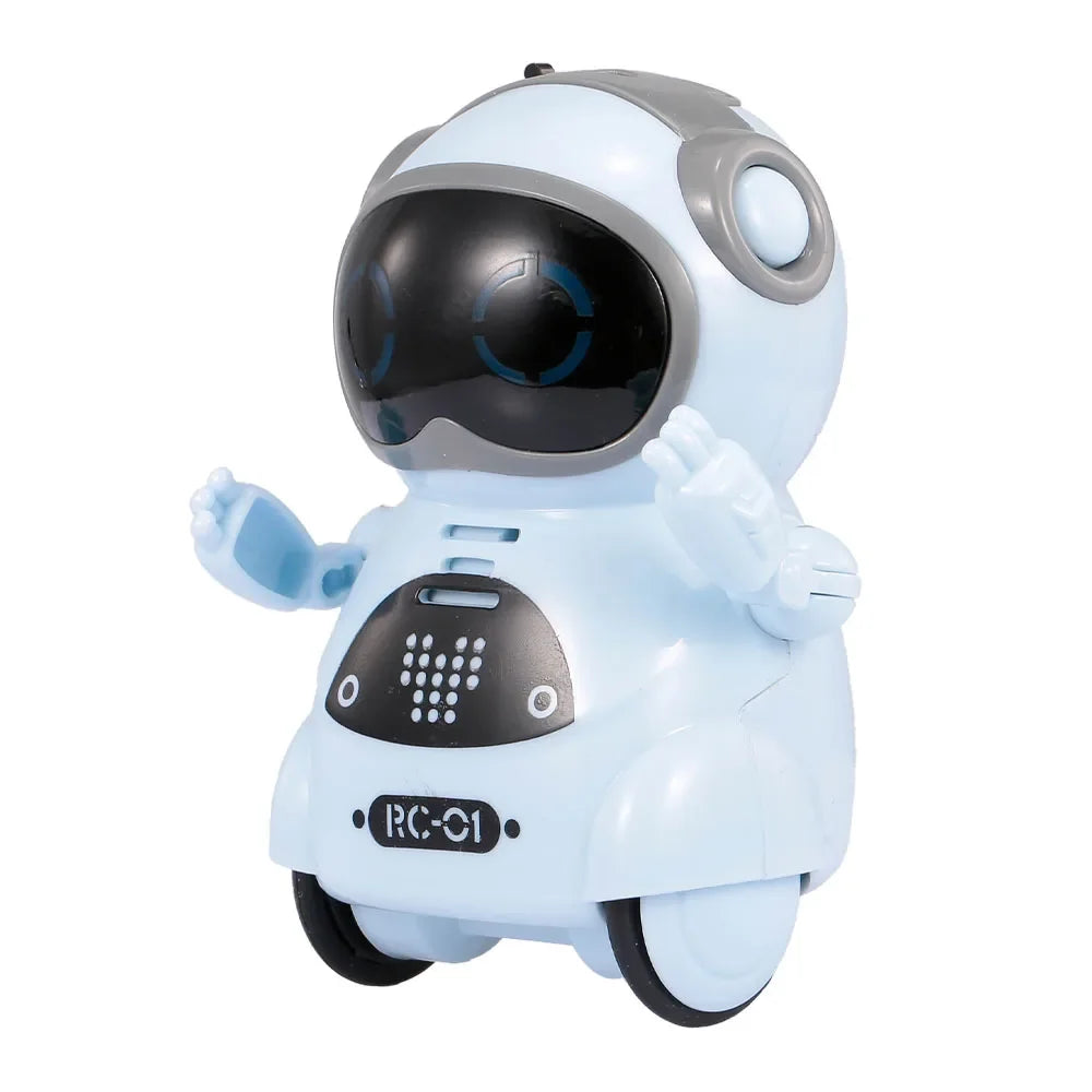 Pocket Robot Talking Interactive Dialogue Voice Recognition Record Singing Dancing Telling Story Remote Control Toy Gift for Kid