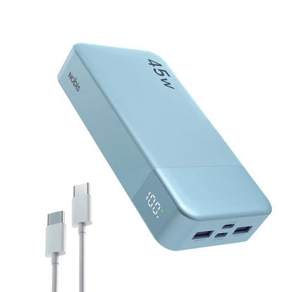 Nobis 20000mAh 45W Powerbank Fast Charge Power Bank with LED Display, Super Fast Charging Portable Charger with LED Display for iPhone 17 16 15 14 13