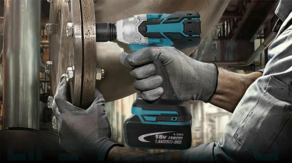 520NM Brushless Electric Impact Wrench Cordless Wrench Screwdriver PowerTool For Makita 18V Battery Pin