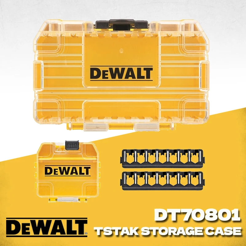 DEWALT TSTAK Tough Storage Case Screwdriver Bit Parts Storage Box DT70800 DT70801 DT70803 DWAN2190 N542474 DT70839 DT70716