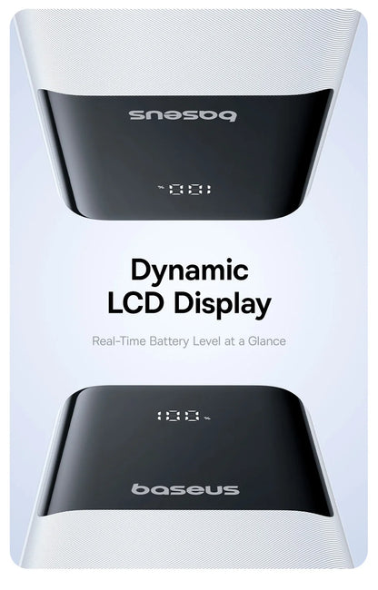 Baseus Power Bank 20000mAh PD 22.5W Fast Charging Phone External Battery Powerbank Charger for Xiaomi Poco iPhone Samsung iPad