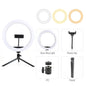 26cm 10inch Led Selfie Ring Light Round Ring Lamp with Phone Holder Photography Fill Lighting with Tripod for Youtube Live Video