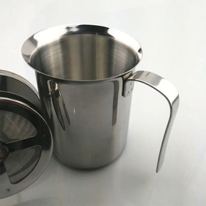 Milk Bubble Machine Stainless Steel Manual Milk Beater Latte Milkshake Coffee Machine Milk Foam Hand-held Milk Jug Gift Set