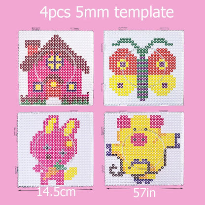 “Hama Beads Box – Thermal Mosaic Ironing Beads for Education, DIY Fuse Beads Toy, Available in 24, 48, or 72 Colors, 2.6 mm or 5 mm.”