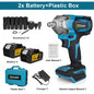 Gisam 1200N.M Torque Brushless Electric Impact Wrench 1/2 inch Cordless Wrench Screwdriver Power Tool For Makita 18V Battery Pin
