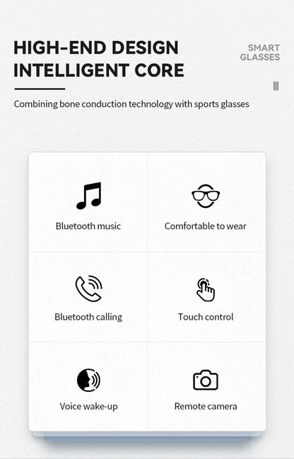 Lenovo 8K HD AI Smart Glasses AI Translation Hands-Free Calling AI Chat Logging Music Playback Smart Sunglasses for Men 2026 New