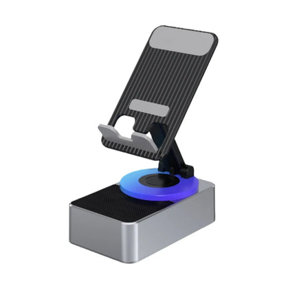 3 IN 1 Multifunction Mobile Phone Stands BT Speaker with Charging Function Foldable Rotation Audio Entertainment Desktop Stand