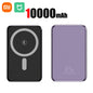 XIAOMI Ultra Slim Power Bank Mac Fast Charge Auxiliary Battery 50000mAh Magnetic Magnet Wireless Charging For IPhone Samsung New