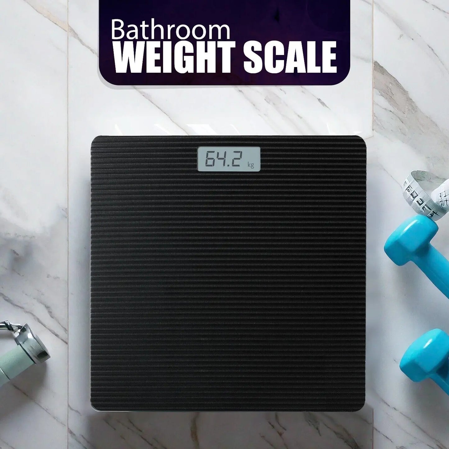 Digital Bathroom Scales 180KG Body Weight Weighing Scale Smart LED Electronic