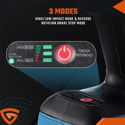 Heavy Duty 1/2" Cordless Electric Impact Wrench Impact Drill Gun Ratchet Driver