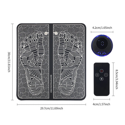 Smart Foot Massager Pad Muscle Relax Feet Acupoints Massage Electric Muscle Stimulation Improve Blood Circulation Health Care