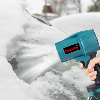 ONEVAN 2000W 200M/S Brushless Electric Turbo Fan Cordless Leaf Air Blowers Snow Dust Blowing Power Tool For Makita Battery Pin