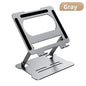 No-Install Notebook Tablet Stand Foldable Alloy Heat Sink Rotatable Display Elevation Frame Lightweight Portable Computer Holder