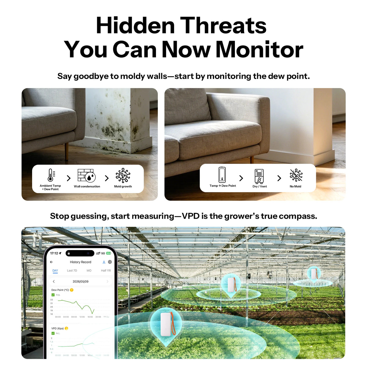 SONOFF Zigbee Temperature and Humidity Sensor Smart Home Airguard TH Lite SNZB-02B Ewelink APP Control Work With Alexa Google