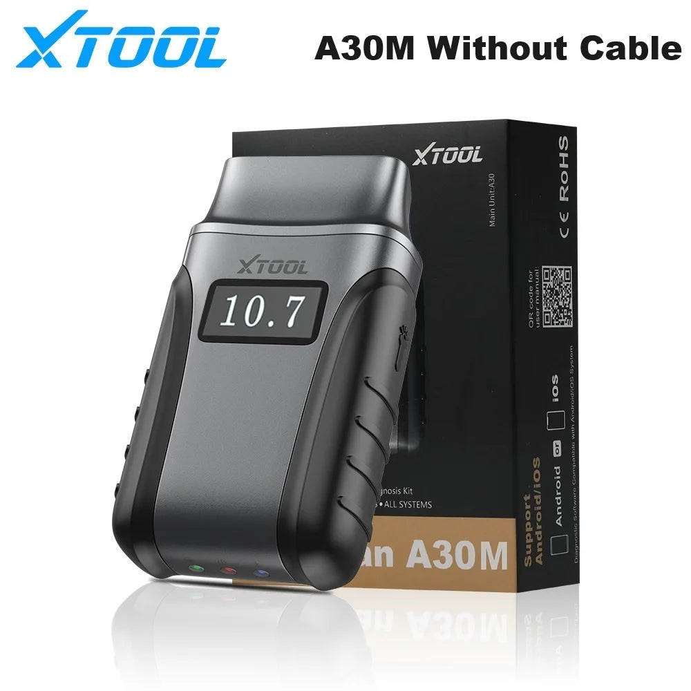 XTOOL Anyscan A30M Bluetooth OBD2 Scanner Car Diagnostic Tools 26+ Reset Service Code Reader CANFD Protocol Lifetime Free Update
