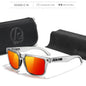 KDEAM Photochromic And Polarized Sunglasses Men Category 3 Polarized Sun Glasses Women Unique Frame Surface Eyewear With Case