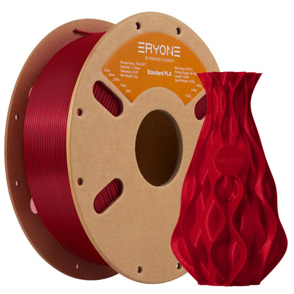 ERYONE 1/5/10KG Standard PLA Premium Filament 1.75mm 3D Print, Multicolor Available,big sale 1kg pla filament,1kg/spool