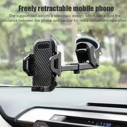 3-in-1 Universal Car Phone Mount Holder Cradle, Dashboard Windshield Air Vent Suction Cup Holder for iPhone and Android Smartpho