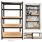 5 Tier Heavy Duty Galvanised Adjustable Shelf Racking Unit Storage Rack 875KG Capacity Metal Shelves Workshop, Shed, Office,Home