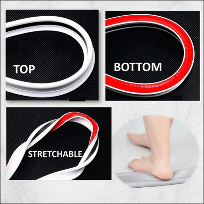 Bathroom Silicone Bendable Water Retaining Strip Shower Water Barrier Highl for Kitchen Separation Shower Accessories