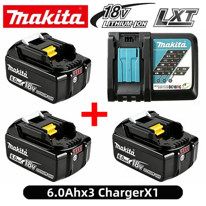 Original Makita Battery DDF487 Cordless Driver Drill Brushless Electric Impact Screwdriver Rechargeable  battery Power Tool