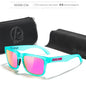 KDEAM Photochromic And Polarized Sunglasses Men Category 3 Polarized Sun Glasses Women Unique Frame Surface Eyewear With Case