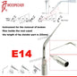 Woodpecker Dental Scaler Tips Ultrasonic Tooth Cleaning Machine Cutter Head Endo Perio Scaling Tips Fit EMS UDS Scaler Handpiece