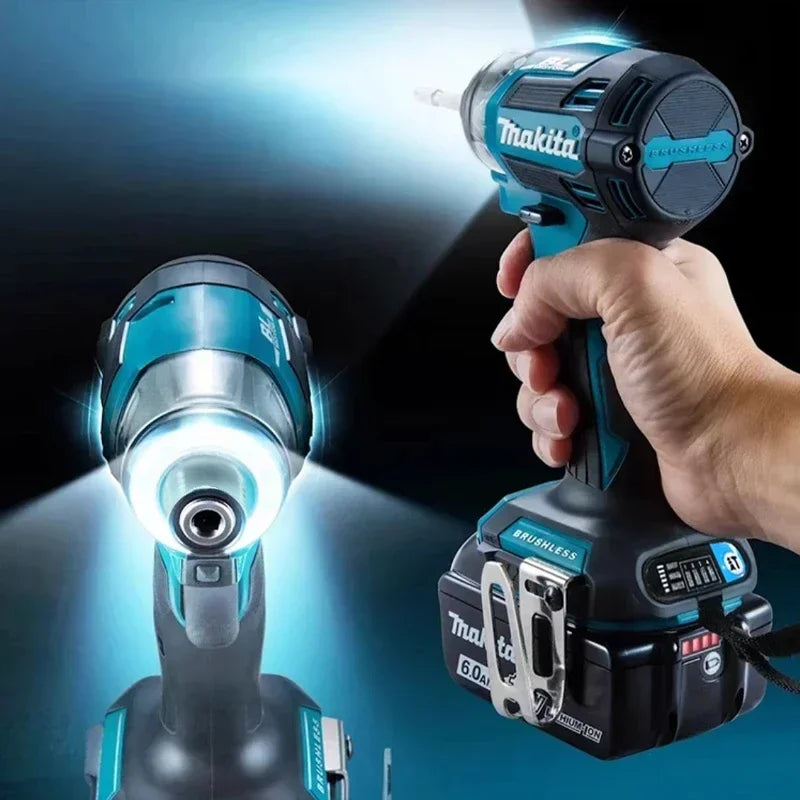 Makita DTD173 Brushless 180N.M Impact Drill Cordless Driver Electric Handheld Screwdriver Multifunction Tool For 18V Battery