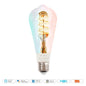 MOES Tuya WiFi Smart ST64 Edison LED Light Bulbs 16 Million RGB Color Changing 2700K-6500K Dimmable Work with Alexa/Google Home