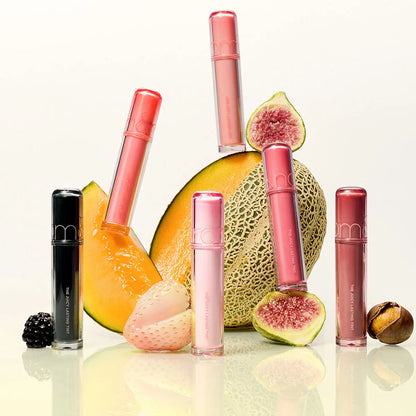rom&nd THE JUICY LASTING TINT-11 Shades,Lightweight Hydrating,Mirror Shine Finish,Special Edition,Sparkle,K-Beauty,Korean Makeup
