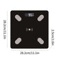 Digital Bathroom Scales 180KG Body Weight Weighing Scale LCD Electronic Black