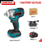 ONEVAN Brushless Electric Impact Wrench 520 N.M 1/2" Cordless Screwdriver Drilling Power Wrench Tool For Makita 18V Battery Pin