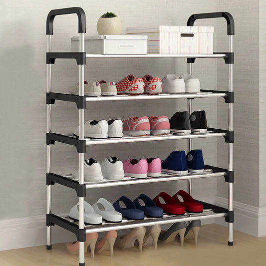 4/5/6 Layer Shoe Rack Dustproof Boots Organizer Stand Holder Shoes Storage Shelf  Shoes Storage Shelf Shoe-Cabinet