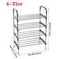 【Lifeideas】3/4/5 Tiers Shoe Rack Organizer Stackable Space Saving Shoe Shelf
