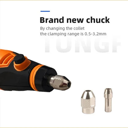 JANGKLIFE USB Cordless Rotary Tool Dremel Mini Drill Engraving Pen Electric Mini Wireless Drill with Accessories DIY Set
