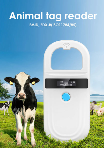 134.2KHz Animal Microchip Reader 125kHz Microchip Scanner Pet Microchip Scanner Chip Scanner for Dogs