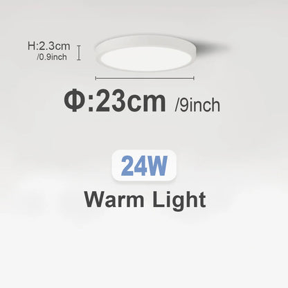 LED Ceiling Lights 220V Ultra-thin Ceiling Lamps Modern Chandelier Panel Lighting Fixture Waterproof Dustproof Three Proof Light