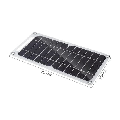 Solar Panel Can be fixed backpack 5-35W USB Waterproof Portable Charger for Outdoor Hiking, Camping, and Mobile Phone Charging
