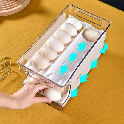 【Lifeideas】2-Layer Scrolling Egg Holder Storage Rack