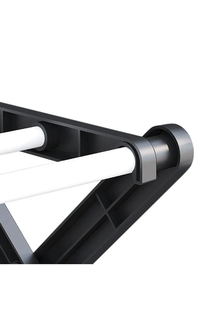 【Breeins】Foldable Multi-Tier Metal Shoe Rack for Entryway Shoes Storage Organizer Shelf Home Decoration Cabinet