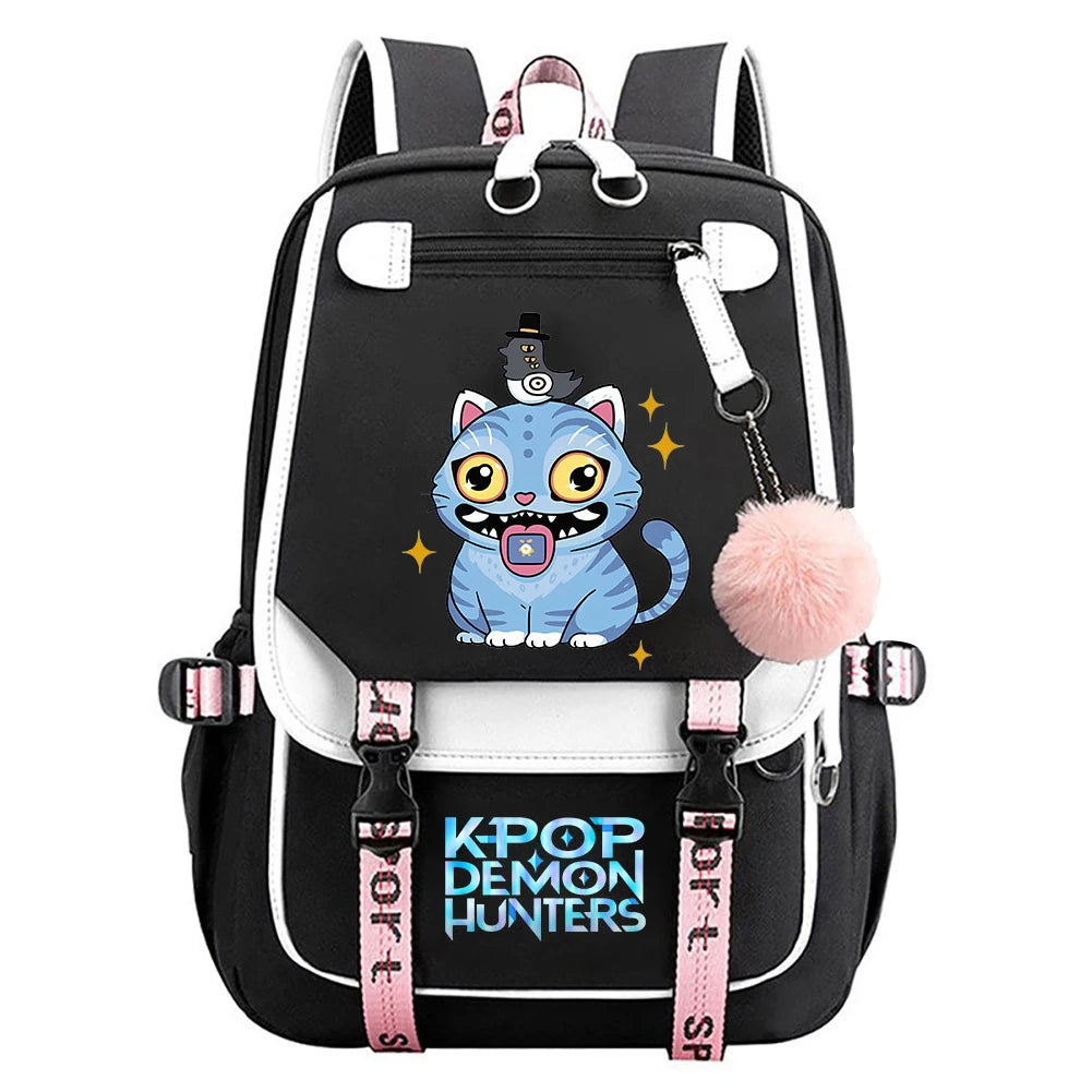 School Backpack for Students KPop Demon Hunters Daily Bagpack 2025 Hot Movie Print Backpacks for Girl Outdoor Sport School Bag