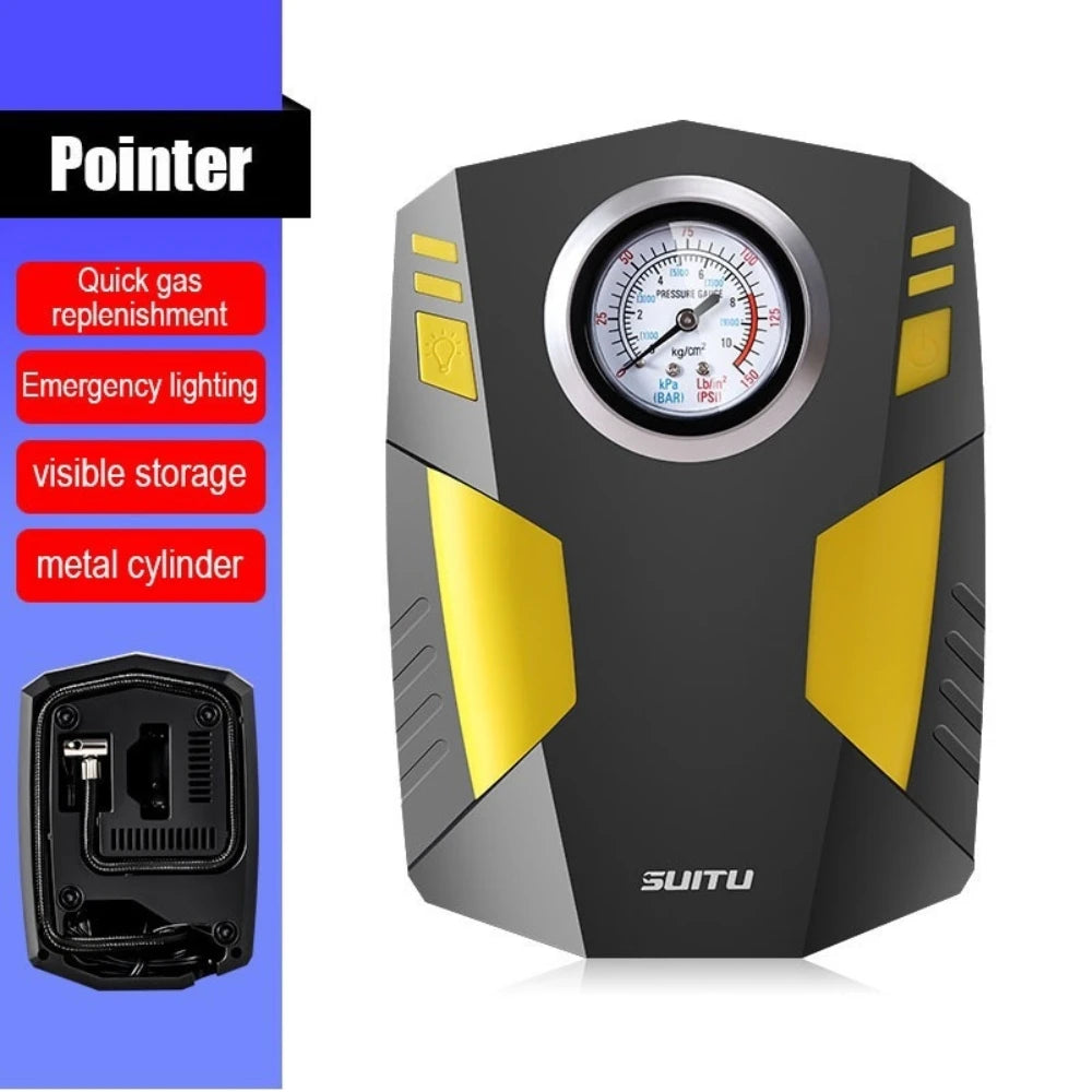 Digital Tire Inflator DC 12 Volt Car Portable Air Compressor Pump 150 PSI Car Air Compressor for Auto Car Motorcycles Bicycles