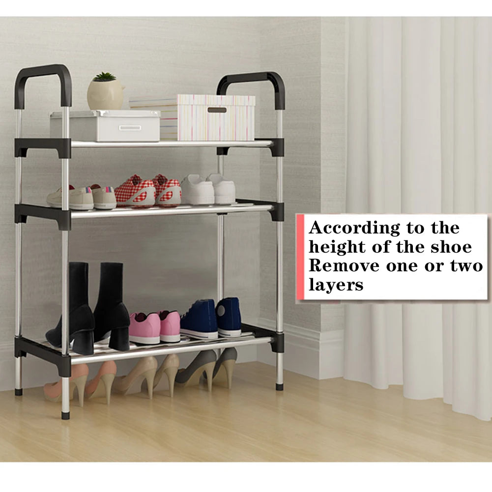 【Lifeideas】3/4/5 Tiers Shoe Rack Organizer Stackable Space Saving Shoe Shelf