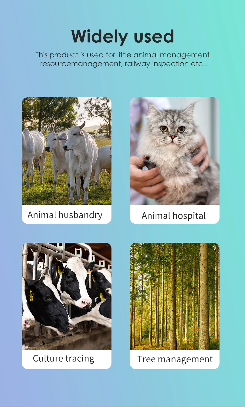 134.2KHz Animal Microchip Reader 125kHz Microchip Scanner Pet Microchip Scanner Chip Scanner for Dogs
